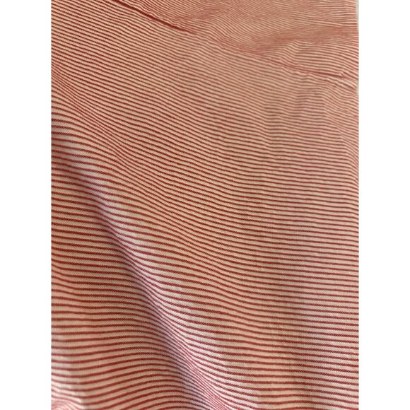 VTG Ralph Lauren Twin Striped Cotton Pleated Dust Ruffle Bedskirt Rustic Cottage - Picture 6 of 16